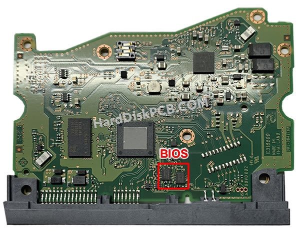 Étapes pour échanger la puce BIOS sur 004-0B41785 PCB du disque dur WD