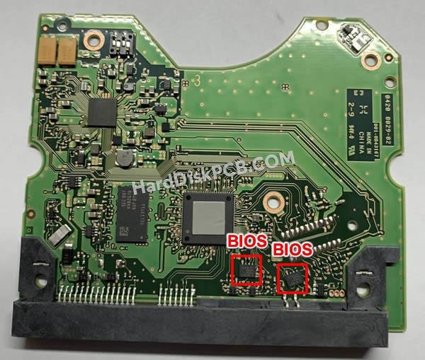 Étapes pour échanger la puce BIOS sur 004-0B43167 PCB du disque dur WD