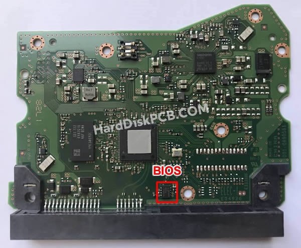 Étapes pour échanger la puce BIOS sur 006-0A90561 PCB du disque dur WD