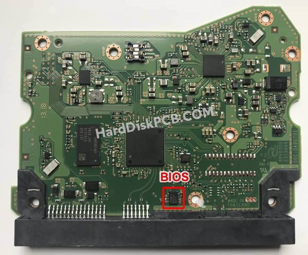 Étapes pour échanger la puce BIOS sur 006-0A90701 PCB du disque dur WD
