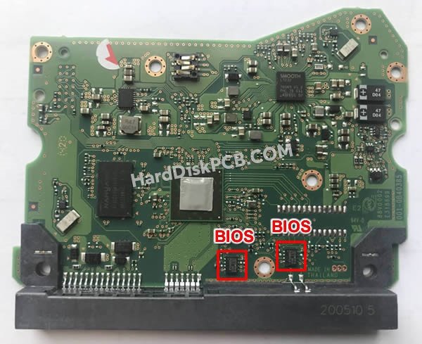 Étapes pour échanger la puce BIOS sur 006-0B40385 PCB du disque dur WD