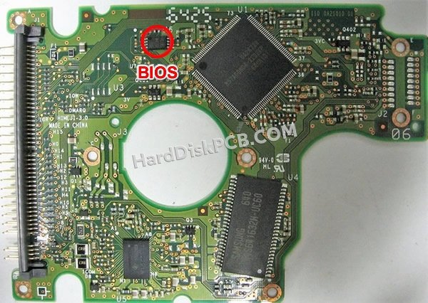 Étapes pour échanger la puce BIOS sur 0A26798 PCB du disque dur Hitachi