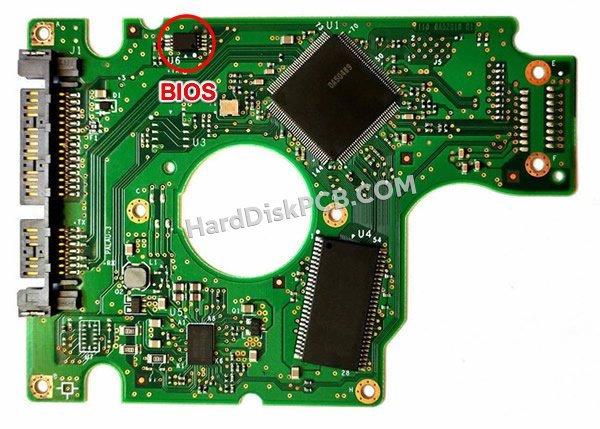 Étapes pour échanger la puce BIOS sur 0A52020 PCB du disque dur Hitachi