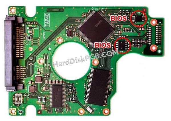 Étapes pour échanger la puce BIOS sur 0A71284 PCB du disque dur Hitachi