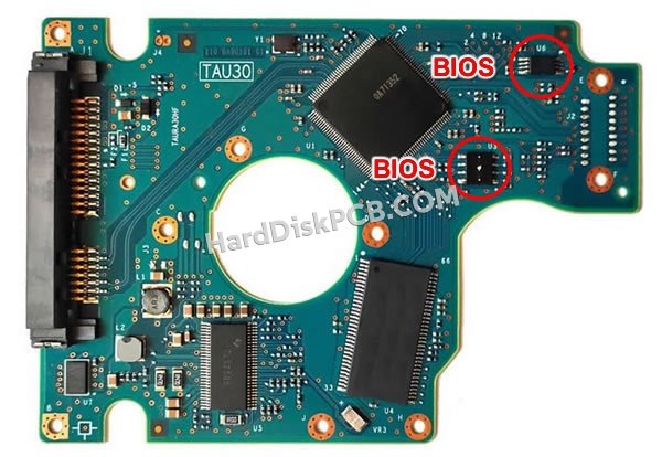 Étapes pour échanger la puce BIOS sur 0A71430 PCB du disque dur Hitachi