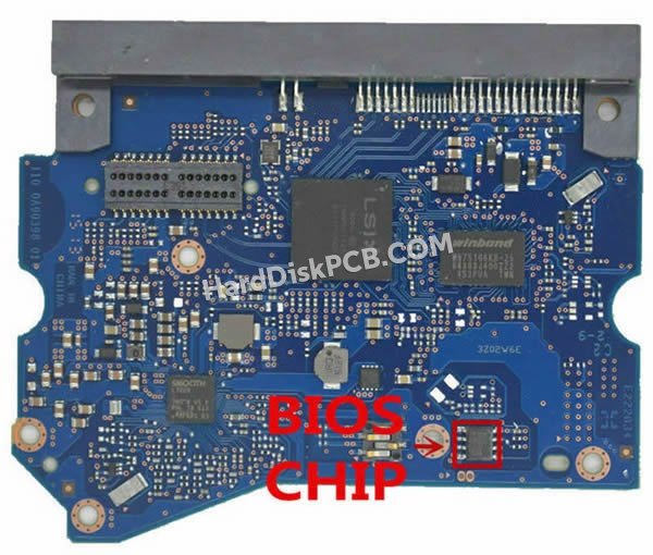 Étapes pour échanger la puce BIOS sur 0A90398 PCB du disque dur Hitachi