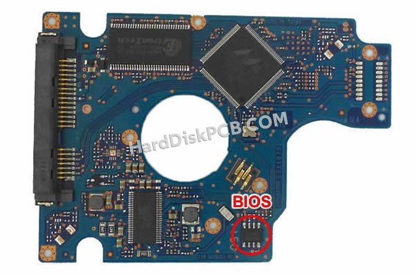 Étapes pour échanger la puce BIOS sur 0J21789 PCB du disque dur Hitachi