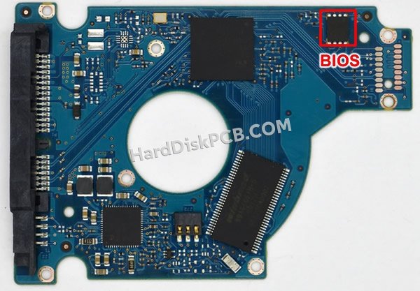 Étapes pour échanger la puce BIOS sur 100564667 PCB du disque dur Seagate