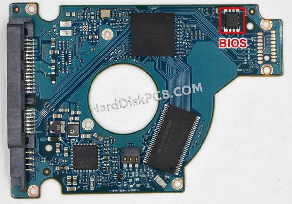 Étapes pour échanger la puce BIOS sur 100588318 PCB du disque dur Seagate