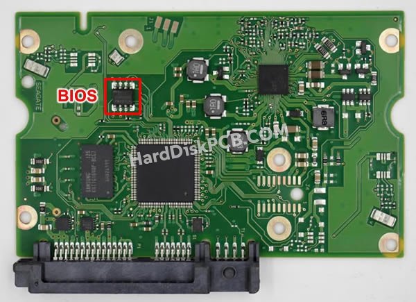 Étapes pour échanger la puce BIOS sur 100656494 PCB du disque dur Seagate