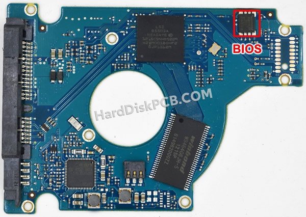 Étapes pour échanger la puce BIOS sur 100664637 PCB du disque dur Seagate