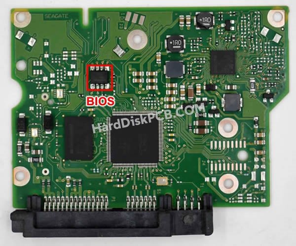 Étapes pour échanger la puce BIOS sur 100674384 PCB du disque dur Seagate