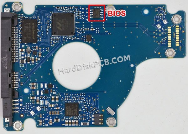 Étapes pour échanger la puce BIOS sur 100731207 PCB du disque dur Seagate