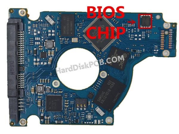 Étapes pour échanger la puce BIOS sur 100731589 PCB du disque dur Seagate