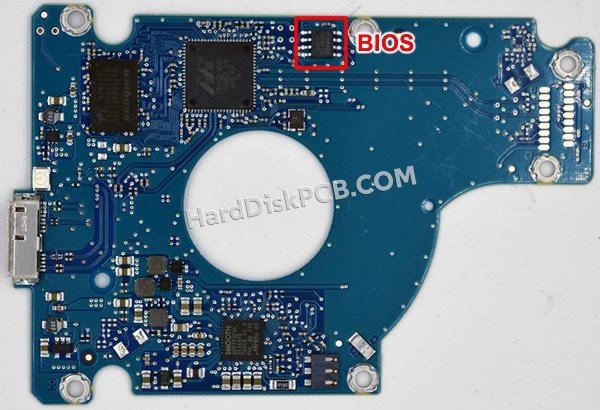 Étapes pour échanger la puce BIOS sur 100732076 PCB du disque dur Seagate