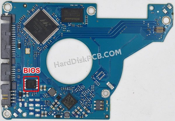 Étapes pour échanger la puce BIOS sur 100732745 PCB du disque dur Seagate