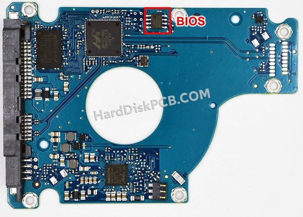 Étapes pour échanger la puce BIOS sur 100739392 PCB du disque dur Seagate