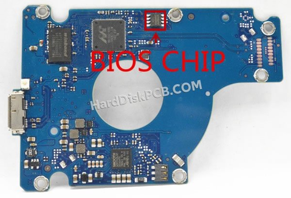 Étapes pour échanger la puce BIOS sur 100740633 PCB du disque dur Seagate