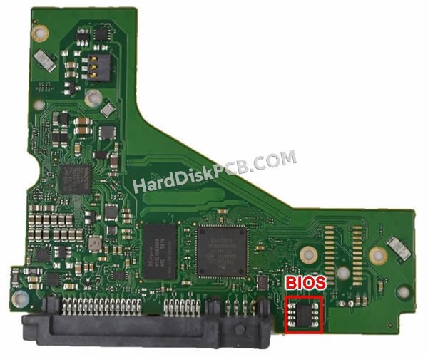 Étapes pour échanger la puce BIOS sur 100743767 PCB du disque dur Seagate