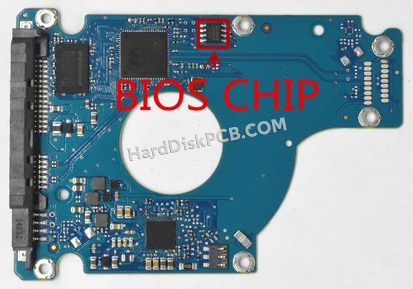 Étapes pour échanger la puce BIOS sur 100759990 PCB du disque dur Seagate