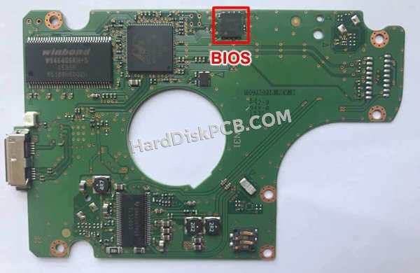 Étapes pour échanger la puce BIOS sur 100760718 PCB du disque dur Seagate