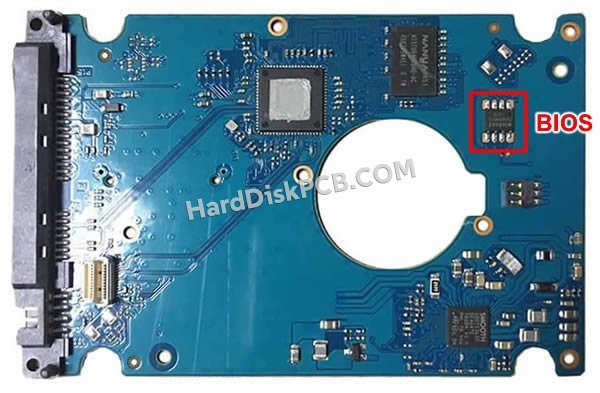 Étapes pour échanger la puce BIOS sur 100763532 PCB du disque dur Seagate