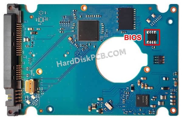Étapes pour échanger la puce BIOS sur 100771588 PCB du disque dur Seagate