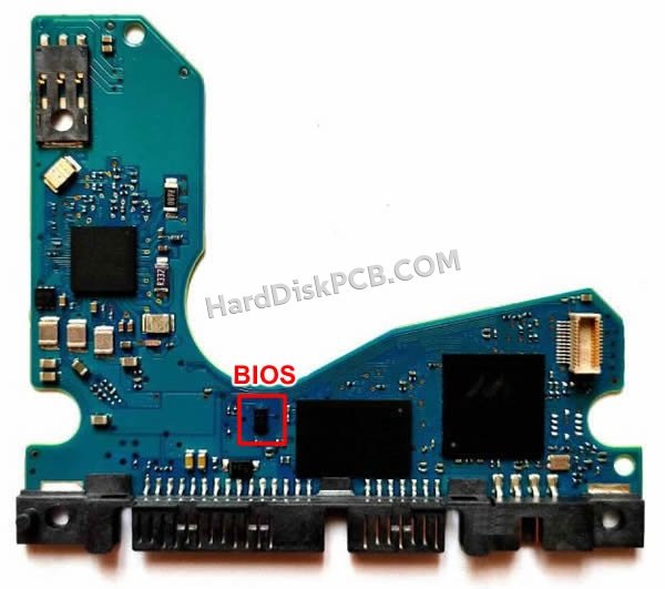 Étapes pour échanger la puce BIOS sur 100781943 PCB du disque dur Seagate