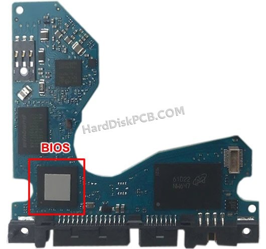 Étapes pour échanger la puce BIOS sur 100793567 PCB du disque dur Seagate