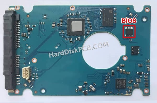 Étapes pour échanger la puce BIOS sur 100794976 PCB du disque dur Seagate