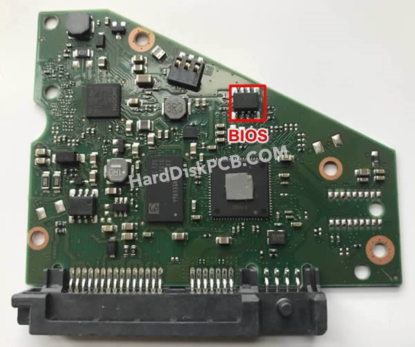 Étapes pour échanger la puce BIOS sur 100800538 PCB du disque dur Seagate