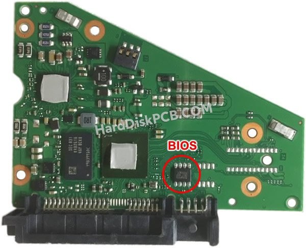 Étapes pour échanger la puce BIOS sur 100835218 PCB du disque dur Seagate