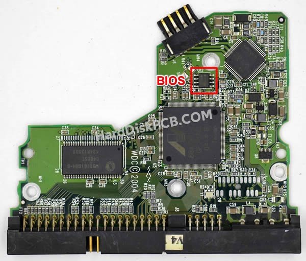 Étapes pour échanger la puce BIOS sur 2060-001292-000 PCB du disque dur WD