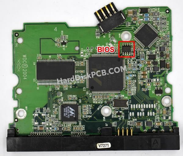 Étapes pour échanger la puce BIOS sur 2060-001293-001 PCB du disque dur WD