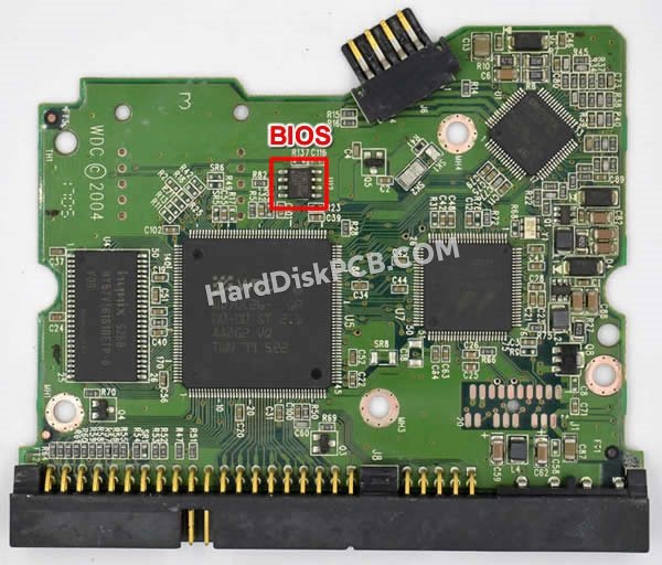 Étapes pour échanger la puce BIOS sur 2060-701266-001 PCB du disque dur WD