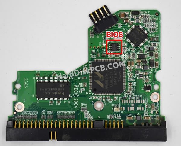 Étapes pour échanger la puce BIOS sur 2060-701292-000 PCB du disque dur WD