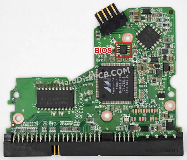 Étapes pour échanger la puce BIOS sur 2060-701292-002 PCB du disque dur WD