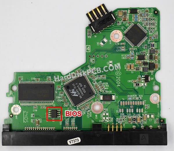 Étapes pour échanger la puce BIOS sur 2060-701335-002 PCB du disque dur WD