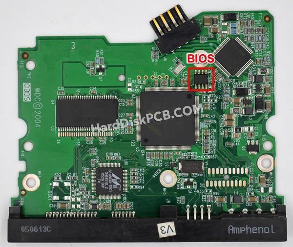 Étapes pour échanger la puce BIOS sur 2060-701336-003 PCB du disque dur WD