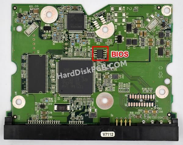 Étapes pour échanger la puce BIOS sur 2060-701384-002 PCB du disque dur WD