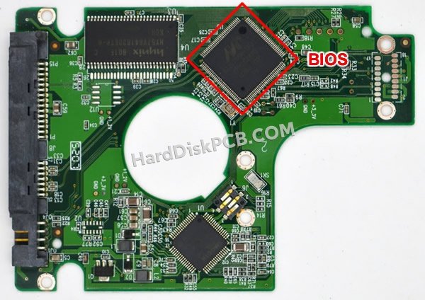 Étapes pour échanger la puce BIOS sur 2060-701450-011 PCB du disque dur WD