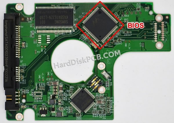Étapes pour échanger la puce BIOS sur 2060-701499-005 PCB du disque dur WD