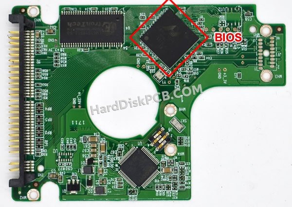Étapes pour échanger la puce BIOS sur 2060-701532-000 PCB du disque dur WD