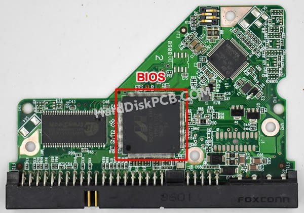 Étapes pour échanger la puce BIOS sur 2060-701563-000 PCB du disque dur WD