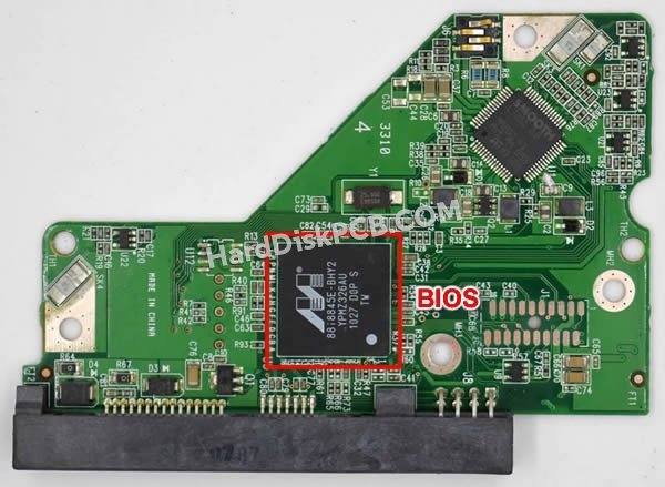 Étapes pour échanger la puce BIOS sur 2060-701567-000 PCB du disque dur WD