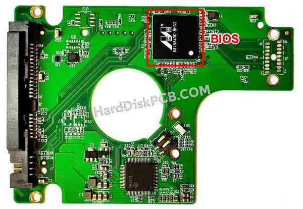 Étapes pour échanger la puce BIOS sur 2060-701574-001 PCB du disque dur WD