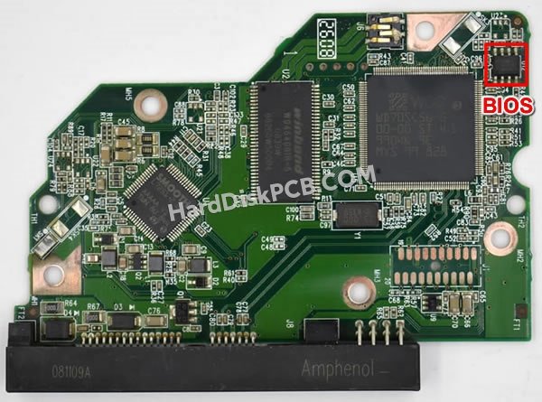 Étapes pour échanger la puce BIOS sur 2060-701578-001 PCB du disque dur WD