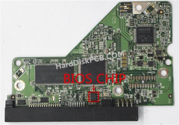 Étapes pour échanger la puce BIOS sur 2060-701640-006 PCB du disque dur WD