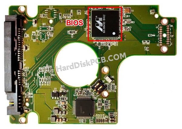 Étapes pour échanger la puce BIOS sur 2060-771574-001 PCB du disque dur WD
