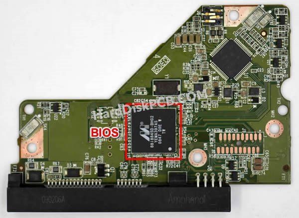 Étapes pour échanger la puce BIOS sur 2060-771577-001 PCB du disque dur WD